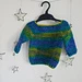 Baby Pullover Blue pattern 