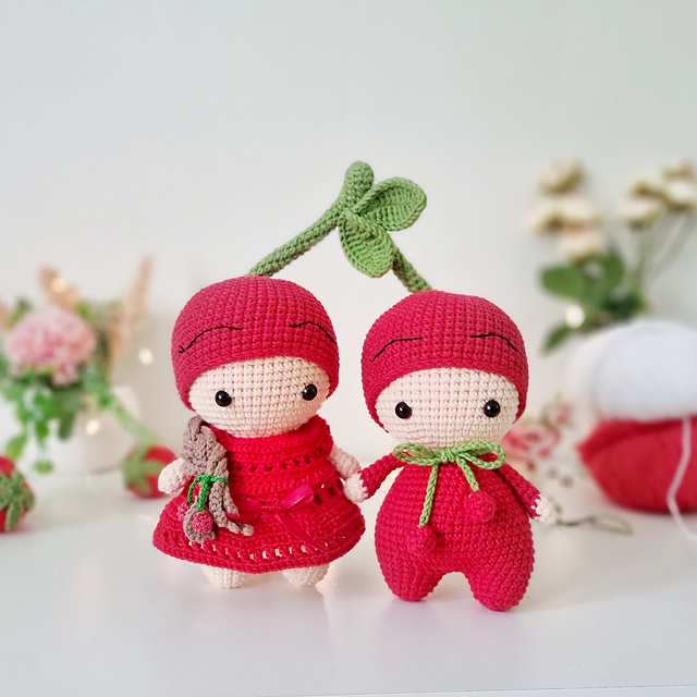 Ravelry Baby cherries pattern by Lyubov Kholkina