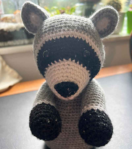 Easy Racoon Crochet Pattern Ravelry: Simple Crochet Raccoon pattern by Lucy Kate