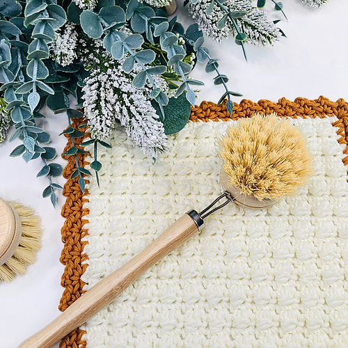 Gilded Snowberry Dishcloth photo 2