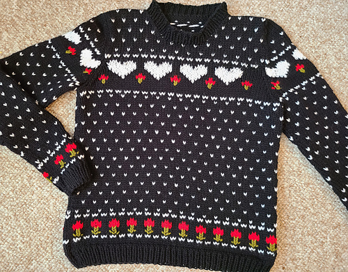 Finished The Griswold Sweater today Super excited with how it turned out Info in comments r knitting