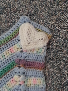 My finishing touch for my hugs. Because each stitch is made with Love.