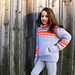 Silver and neon sweater 269 pattern 