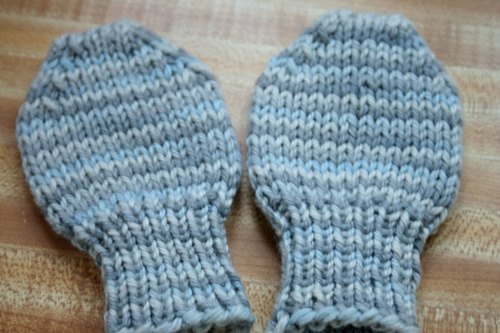 Bleak Midwinter Thumbless Mitts photo 2