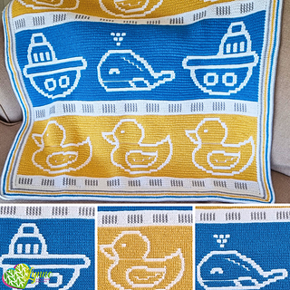 Mosaic Bath Toys Crib Blanket