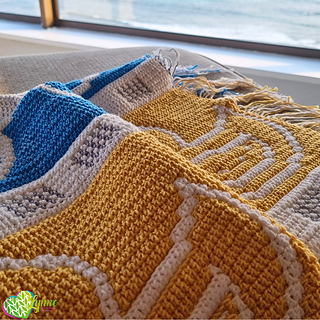 Mosaic Bath Toys Crib Blanket - WIP