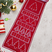 Mosaic Yuletide Trees Tablerunner