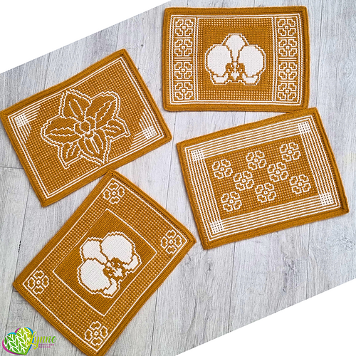 Mosaic Ladyslipper Placemats