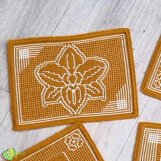 Mosaic Ladyslipper Placemat 3