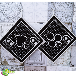 Mosaic Coming Up Aces Potholders
