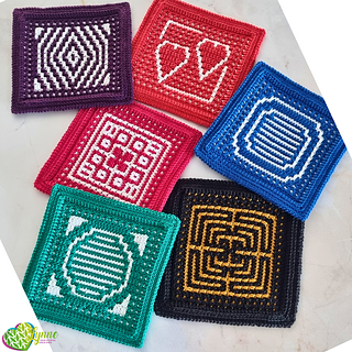 Mosaic Stash Buster Coasters