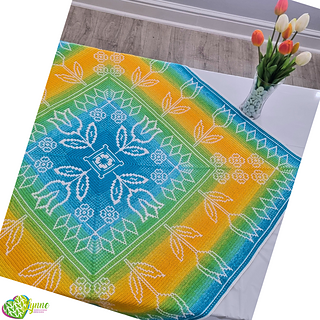 Mosaic Tulips Tabletopper