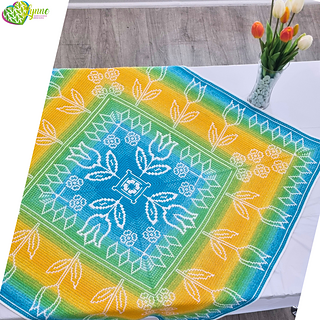 Mosaic Tulips Tabletopper