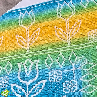 Mosaic Tulips Tabletopper