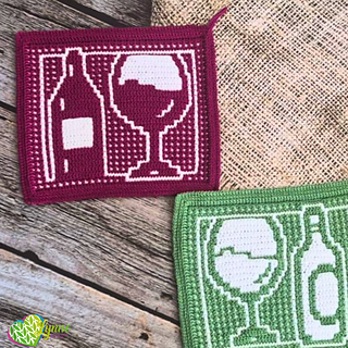 Mosaic Vino Potholders