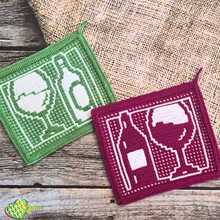 Mosaic Vino Potholders