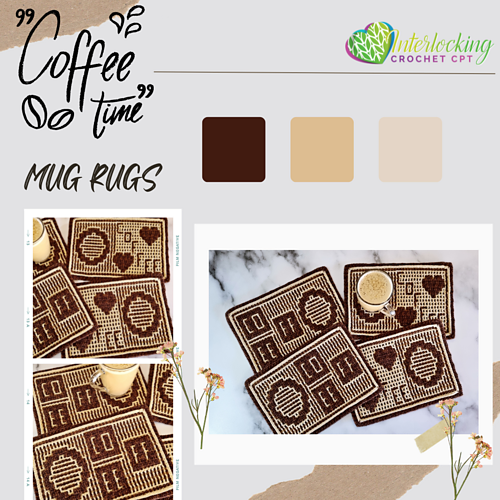 Ravelry: Coffee Time Mug Rugs pattern by Lynne Adriaanse