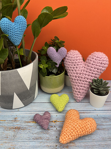 Any Yarn Amigurumi Heart