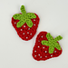 Stash Yarn Strawberry Applique pattern 
