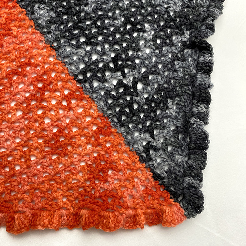 Et Sjal Av To Halvdeler - Knit Crochet Create