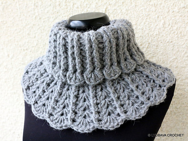 Neck Warmer for Women and Girls pattern 