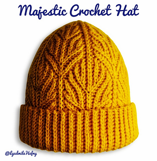 Ravelry: Majestic crochet hat pattern 