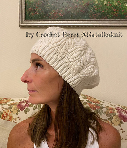 Ivy Crochet Beret - 