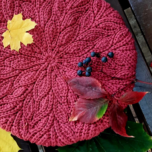 Ivy Crochet Beret - Nadezhda.Shulgina