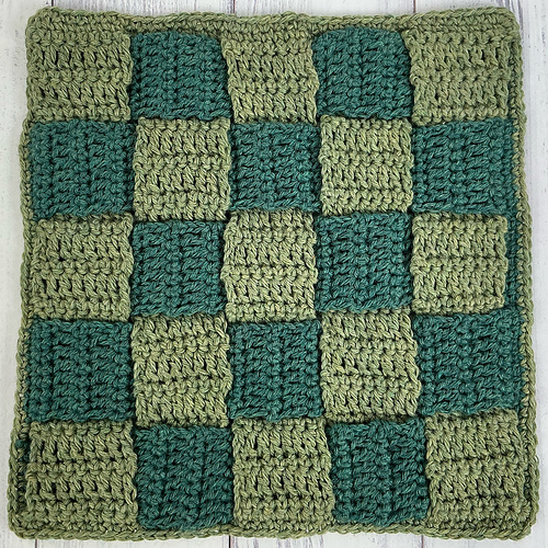 Woven Checkerboard Square