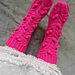 Talvimarjat palmikkosukat pattern