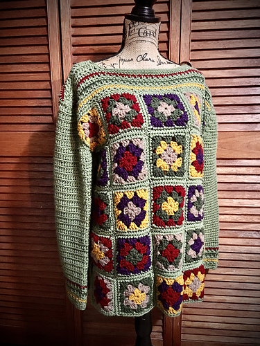 Granny Square Pullover #40218 photo 2