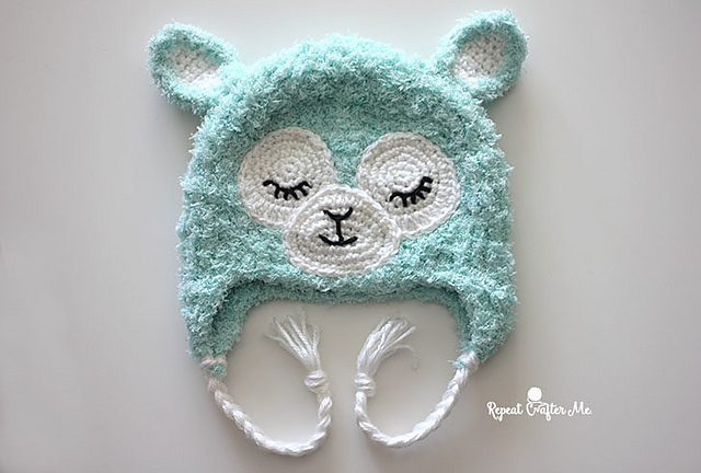 Cozy Llama Hat pattern by Sarah Zimmerman