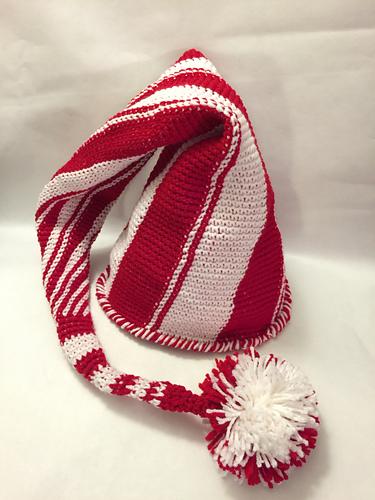 Swirly Peppermint Elf Hat photo 3