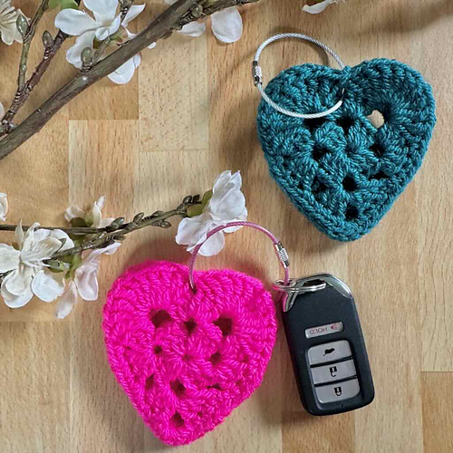 Granny's Heart Keychain