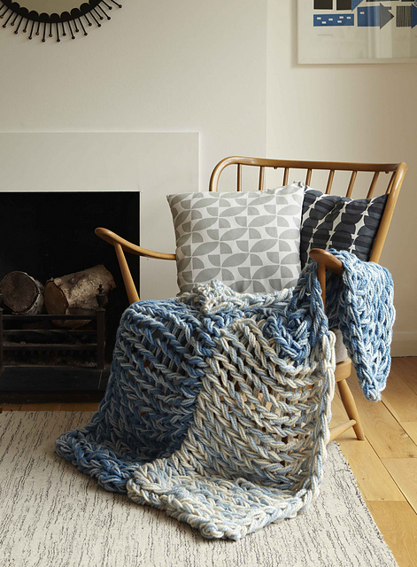 Seamed Square Blanket