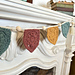 Golden Harvest Pennant Garland pattern 