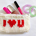 I Love You Pouch pattern 
