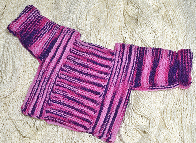 Ravelry: Modular (No Sew!) Baby Sweater 
