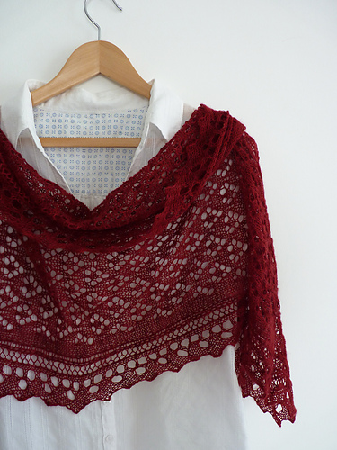 Ravelry: Cyrcus Rectangular Lace Shawl pattern by Madeline Wardrobe