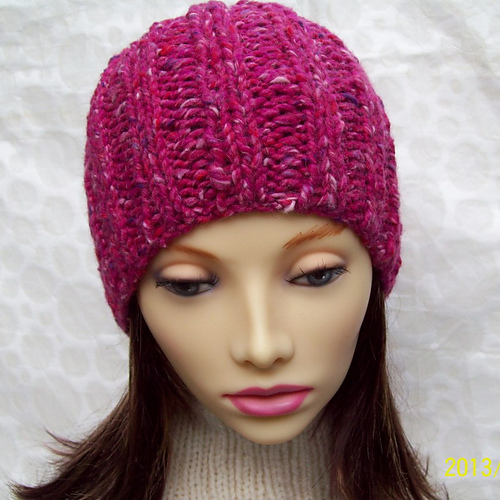 Ravelry RUSTICO Simple Beanie Knit Flat pattern by Made on Location