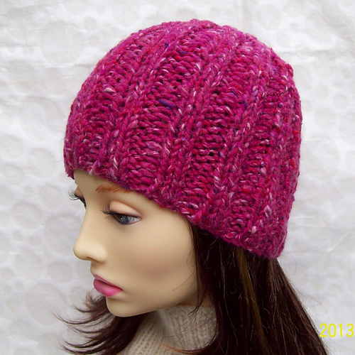 Ravelry RUSTICO Simple Beanie Knit Flat pattern by Made on Location