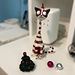 Candy Cane Christmas Cat pattern 