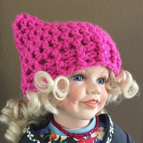 Miniature Crocheted Pussy Hat photo 1