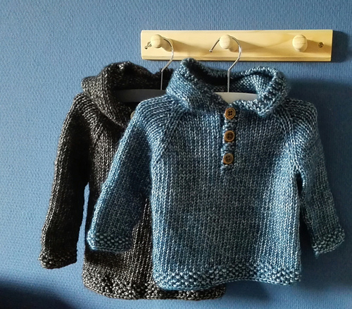 Seamless Baby Hooded Pullover