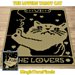 The Lovers Tarot Cat Edition C2C Crochet Pattern by Magic Yarn Pixels