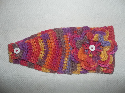Simple Crochet Ear Warmer Headband photo 4