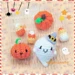 Halloween Set - Ghost, Pumpkin, Candy, Hat pattern 