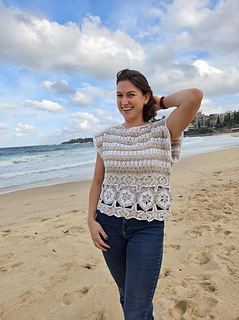 Sand Dollar Top, front