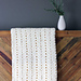 The Snow Drifter Chunky Blanket pattern 