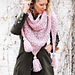 At First Blush Triangle Scarf pattern 